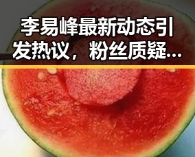 李易峰最新动态引发热议，粉丝质疑“隐退”传闻引发网络讨论